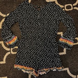 XL Art Class Floral Romper (14/16)